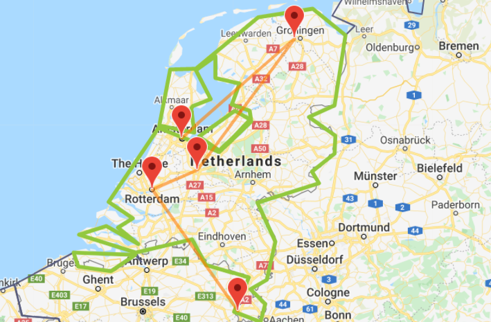 trip planner netherlands